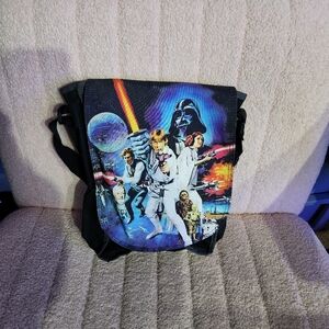 Star Wars Small Crossbody Messenger Bag 10x13, canvas